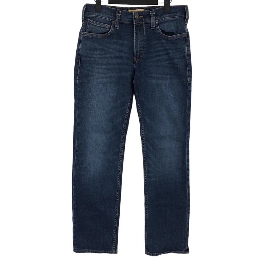 Silver Jeans Authentic The Slim Leg Mens 30x32 Medium Wash Cotton Denim